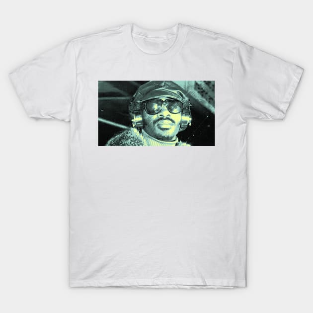 Younger Stevie Wonder Mint T-Shirt by Mugo Muncarsol